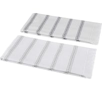 Набор кухонных полотенец Arya Home 40x60 2 предмета Linen белый 8680943111937
