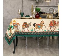 Набор столовый Этель Нью-Дели, скатерть 220x150 см, салф. 40x40 см-12шт, 100% хл 4136550