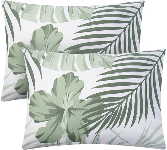 Комплект наволочек Этель Tropics (вид 2) 50x70 см - 2 шт, 100% хлопок, поплин 6436600