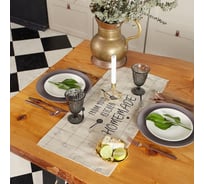 Дорожка Этель Homemade 30х70 см, 100% хлопок, саржа 190 г/м2 5423059