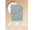 Коврик Arya Home 60x90 Klementin зеленый 8680943068248 7