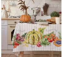 Скатерть Этель Vegetable 220x147 см, 100% хлопок, репс 210 г/м2 4645872