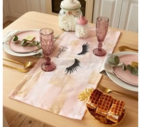 Дорожка Этель Hello beautiful 30х70 см, 100% хлопок, саржа 190 г/м2 4645811