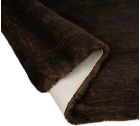Коврик Arya Home из искусственного меха 60x100 Atlas коричневый 8680943229755