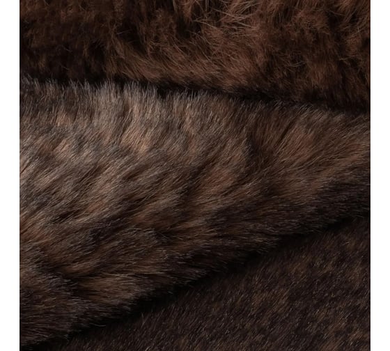 Коврик Arya Home из искусственного меха 60x100 Atlas коричневый 8680943229755