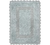 Коврик Arya Home с гипюром 60x90 Lupen светло-голубой 8680943068286
