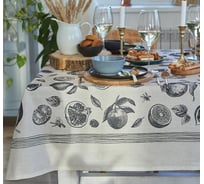 Скатерть Этель Healthy life 110x147 см, 100% хлопок, репс 210 г/м2 4645880