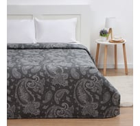 Пододеяльник Экономь и Я 1,5 спальный, Узоры востока цвет графит, 147х210±3 120 гр/м2, 100% хл, бязь 10340086