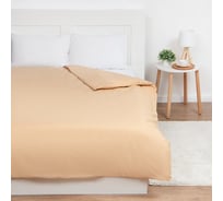 Пододеяльник Этель 145х215, цвет бежевый, 100% хлопок, бязь 125г/м2 9046065