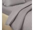 Постельное белье Arya Home Vip из страйп сатина 2 спальное 200x220 светло-серый 8680943231192 2