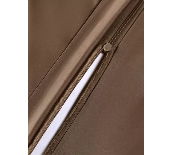 Постельное белье Arya Home Vip из однотонного сатина семейное 160x220 темно-коричневый 8680943231109