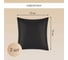 Постельное белье Arya Home Vip из однотонного сатина семейное 160x220 черный 8680943231079 5