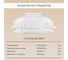 Постельное белье Arya Home Vip из однотонного сатина 2 спальное 200x220 белый 8680943230928 3