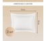 Постельное белье Arya Home Vip из однотонного сатина 2 спальное 200x220 белый 8680943230928 6
