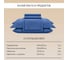 Постельное белье Arya Home Vip из однотонного сатина 2 спальное 200x220 темно-синий 8680943231024 3