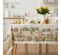 Скатерть Этель Кроличья ферма 149x220см, 100% хл, саржа 190 г/м2 10226782