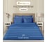 Постельное белье Arya Home Vip из страйп сатина семейное 160x220 темно-синий 8680943231277 1