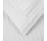 Постельное белье Arya Home Vip из страйп сатина 2 спальное 200x220 белый 8680943231161 8