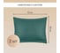 Постельное белье Arya Home Vip из страйп сатина 2 спальное 200x220 зеленый 8680943231239 6