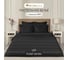 Постельное белье Arya Home Vip из страйп сатина 2 спальное 200x220 черный 8680943231222 1