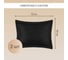 Постельное белье Arya Home Vip из страйп сатина 2 спальное 200x220 черный 8680943231222 6