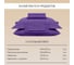 Постельное белье Arya Home Vip из страйп сатина 2 спальное 200x220 фиолетовый 8680943231208 3
