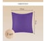 Постельное белье Arya Home Vip из страйп сатина 2 спальное 200x220 фиолетовый 8680943231208 5