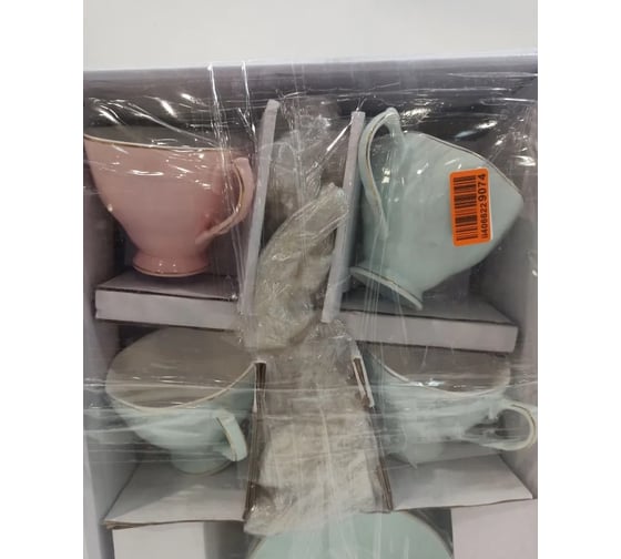 Чайный набор Arya Home Arya Exclusive из костяного фарфора, 250 мл 12 предметов Sweety 8680943214386