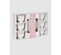 Чайный набор Arya Home Arya Exclusive из костяного фарфора, 250 мл 12 предметов Pearl 8680943214409