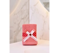 Полотенце Arya Home с лентой 6 шт Button кирпичный 8680943086297