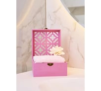 Подарочное полотенце Arya Home 30x30 6 предметов Case Pink белый, розовый 8680943098122