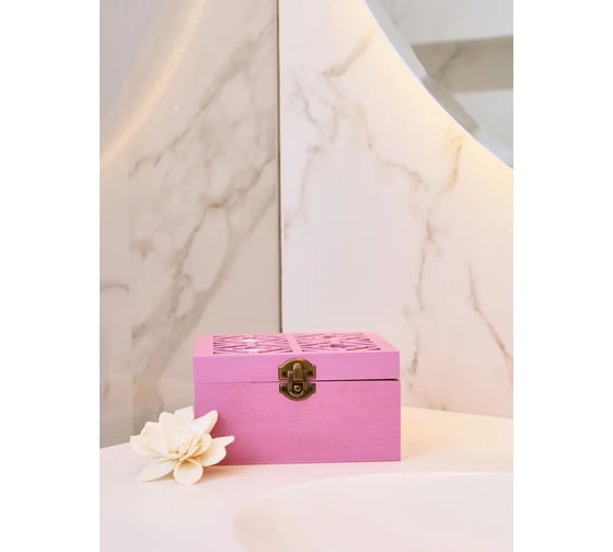 Подарочное полотенце Arya Home 30x30 6 предметов Case Pink белый, розовый 8680943098122