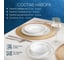 Набор столовой посуды Arya Home Elegant из фарфора, 24 предмета Gisella белый 8680943109576 2