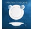 Набор столовой посуды Arya Home Elegant из фарфора, 24 предмета Gisella белый 8680943109576 6