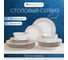 Набор столовой посуды Arya Home Elegant из фарфора, 24 предмета Pearl белый 8680943214447 1
