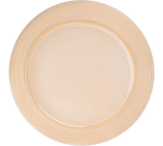 Глиняный набор персональных тарелок Arya Home Stoneware 4 предмета 270x29x194 мм желтый 8680943230003