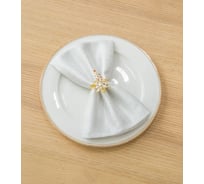 Салфетка Arya Home с люрексом 45x45 2 предмета Selesta белый 8680943222664