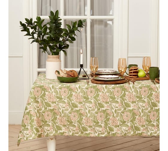 Скатерть Этель Spring garden 149x250см, 100% хл, саржа 190 г/м2 5511207 1