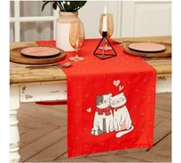 Дорожка Этель Cat's love 40х146 см, 100% хлопок, саржа 190 г/м2 5423055