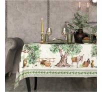 Набор столовый Этель Olivia, скатерть 180x145 см +/- 3 см, салф. 40x40 см - 8 шт, 100% хл 4136542