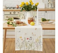 Дорожка на стол Этель Wild flowers40x149 см, 100% хл, репс 220 г/м2 10226813