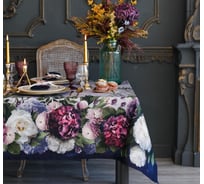 Набор столовый Этель Цветочный этюд, скатерть 110x149 см, салф. 40х40 см-4 шт, 100% хл 2907340