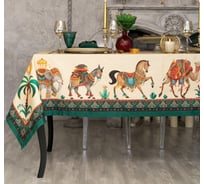 Набор столовый Этель Нью-Дели, скатерть 110x145+/-3см, салф. 40x40 см-4шт, 100% хл 4136546