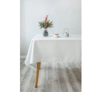 Скатерть Arya Home с Люрексом 160x220 Selesta белый 8680943222640
