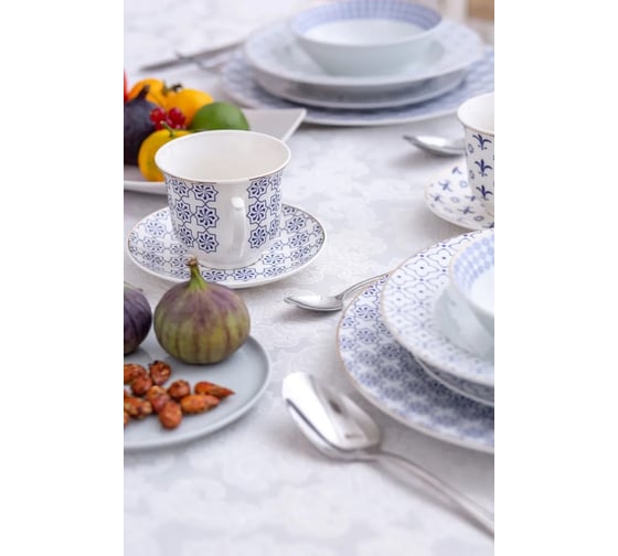 Скатерть Arya Home 150x220 Belinda кремовый 8680943213341