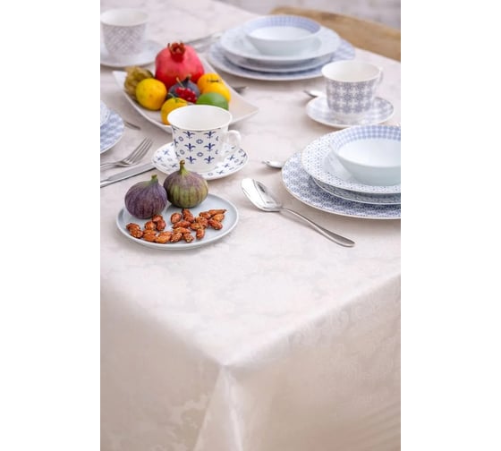 Скатерть Arya Home 150x220 Belinda бежевый 8680943213358