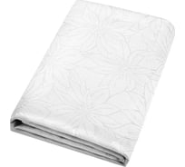 Скатерть Arya Home Жаккардовая Arya Lily 160x160 см белый 8680943232571