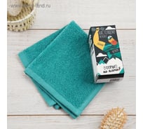 Полотенце махровое Этель Самому сильному 30x30 см, 100 хл, 340г/м2 4677480