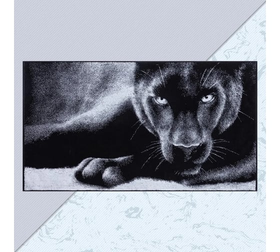 Полотенце махровое Этель Пантера 70x130 см, 100% хл, 420 гр/м2 5439287 1