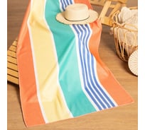 Полотенце пляжное Этель Good vibes 75х140 см, микрофибра, 100% п/э, 230 гр/м2 7696196